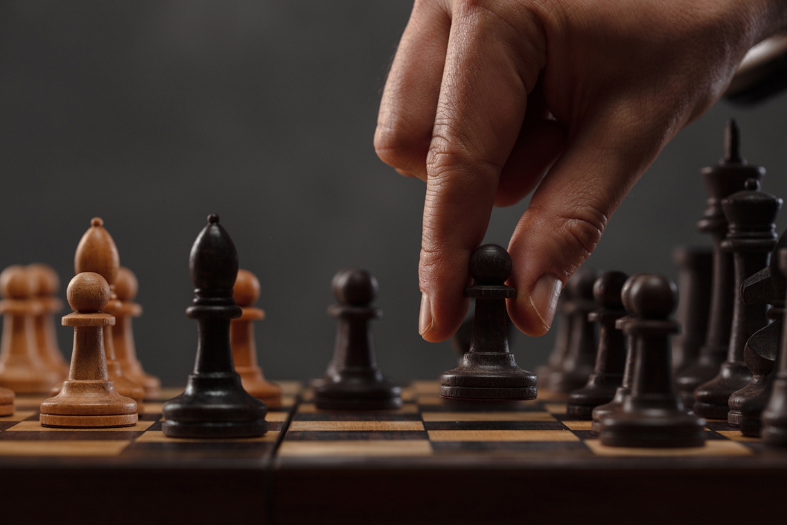 Professional advisors using chess strategy for client success